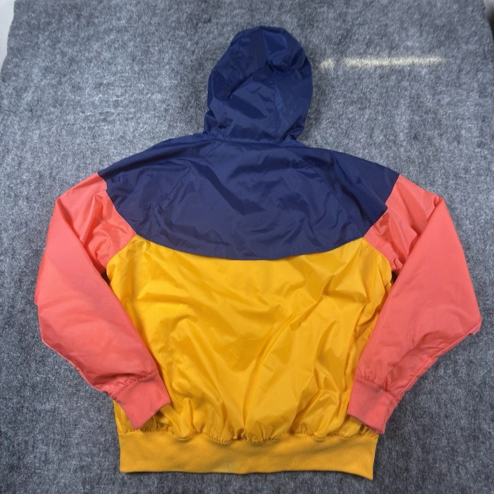 Nike Sportswear Windrunner Jacket Mens M Gold Blue Magic Ember AR2191-739